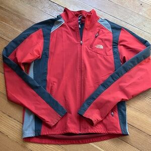The North Face Red and Gray Utility Jacket